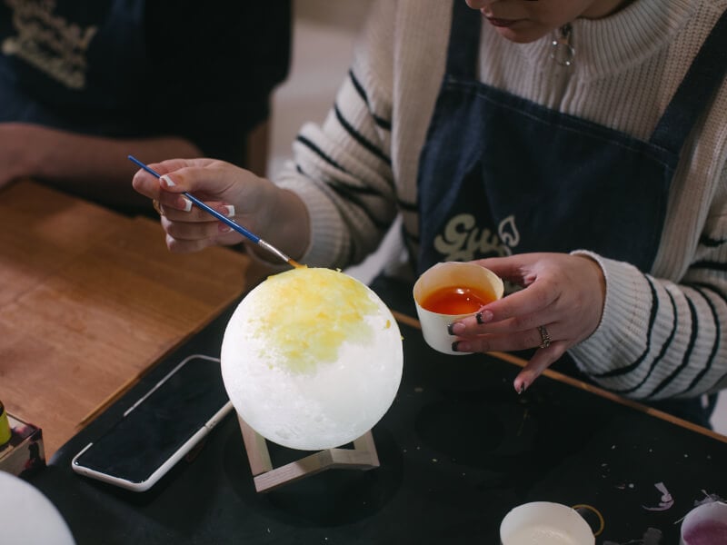 lamp making class
